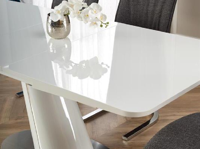 Széthúzható étkezőasztal 160-200 cm Obdulia (fehér) (6 8 fő részére)
