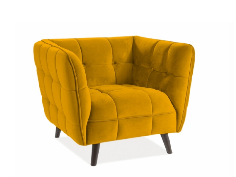 Fotel Carmine (sárga)