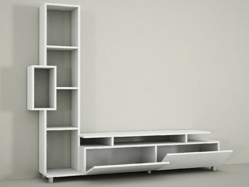 TV asztal/szekrény Tulia (fehér)