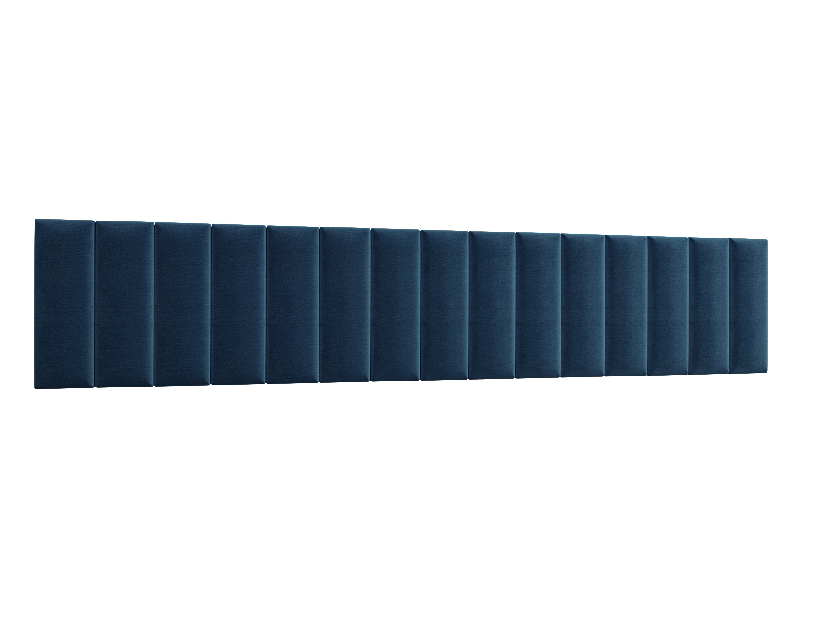Kárpitozott panel 15 db. Quadra 300x60 cm (kék)