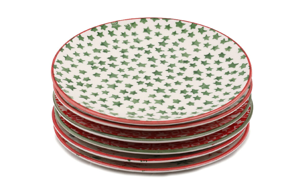 Desszertes tányér készlet (6 db.) Ysabelo (többszínű)
