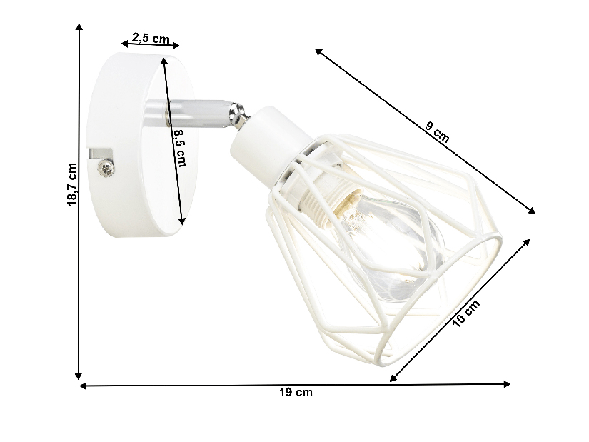 Fali lámpa Oakley Typ 2 (fehér)