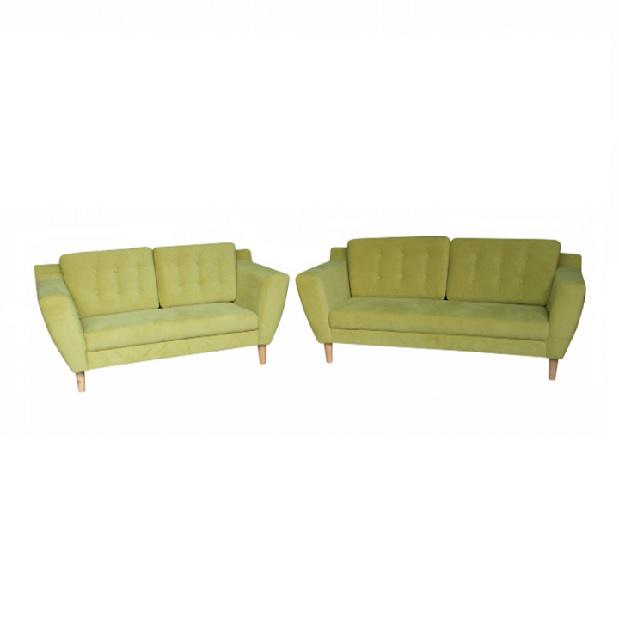 Kétszemélyes és háromszemélyes kanapék Sham (zöld)