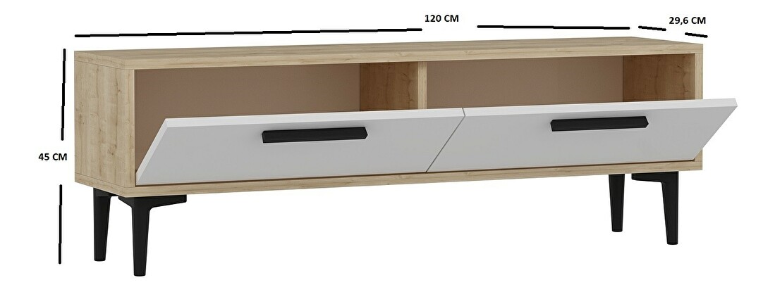 TV asztal/szekrény Lenka (tölgy)