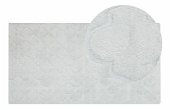 Műszőrme szőnyeg 80 x 150 cm Gharry (világosszürke)