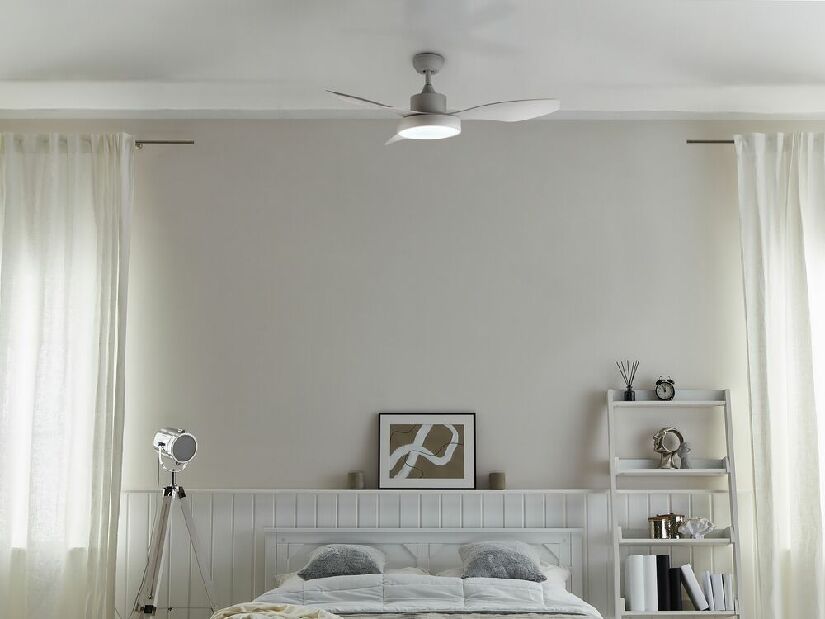Mennyezeti ventilátor lámpával Brunilda (fehér)
