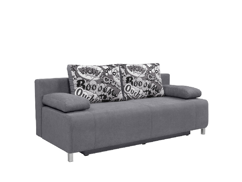 Háromszemélyes kanapé Kinga III Lux 3DL (szürke)