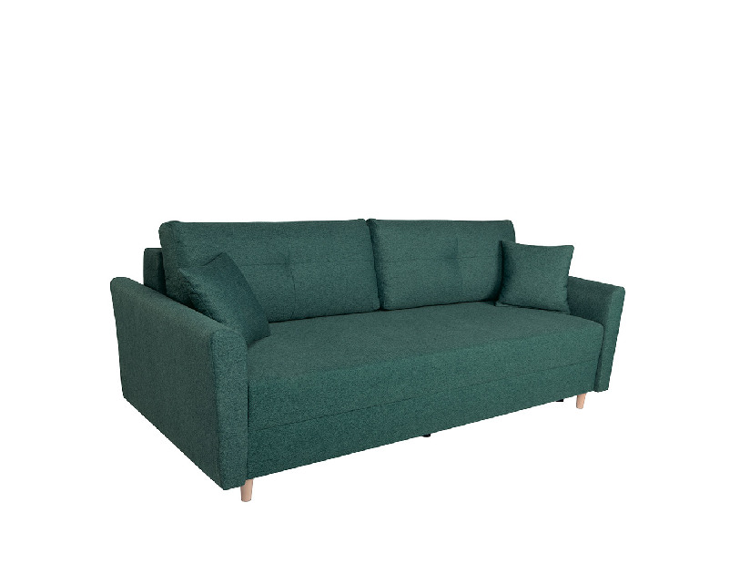 Háromszemélyes kanapé Aradena Lux 3DL (zöld)