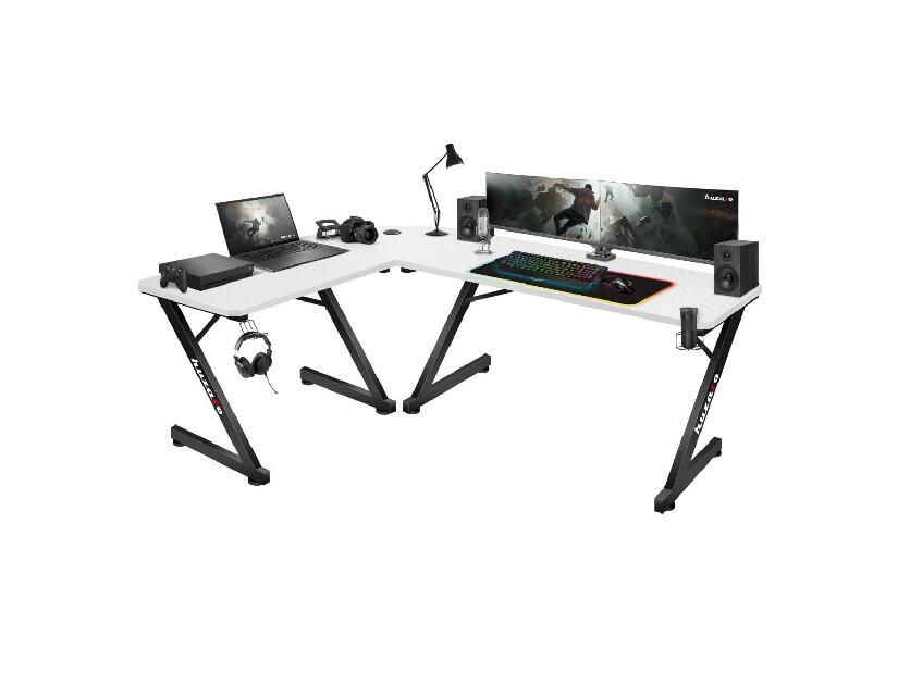 Sarok PC asztal Hyperion 7.0 (fekete + fehér)