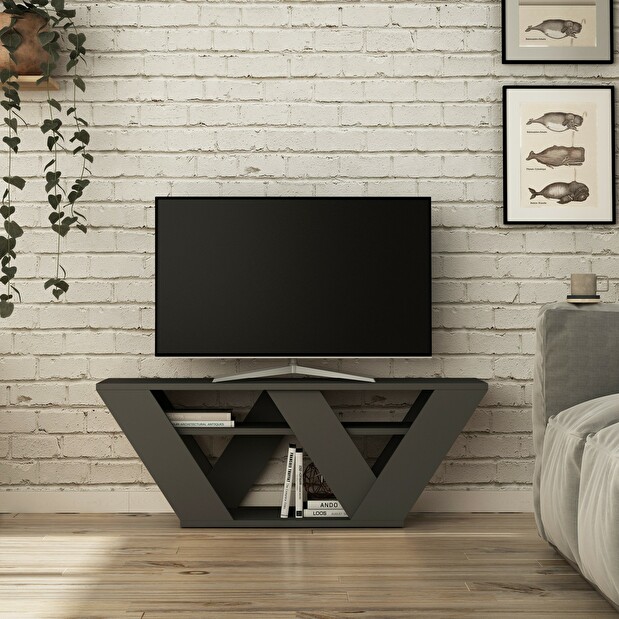 TV asztal/szekrény Pira (antracit)