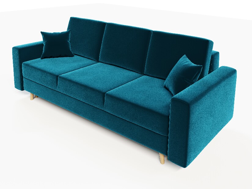 Szétnyitható kanapé Kineton (türkiz) *kiárusítás