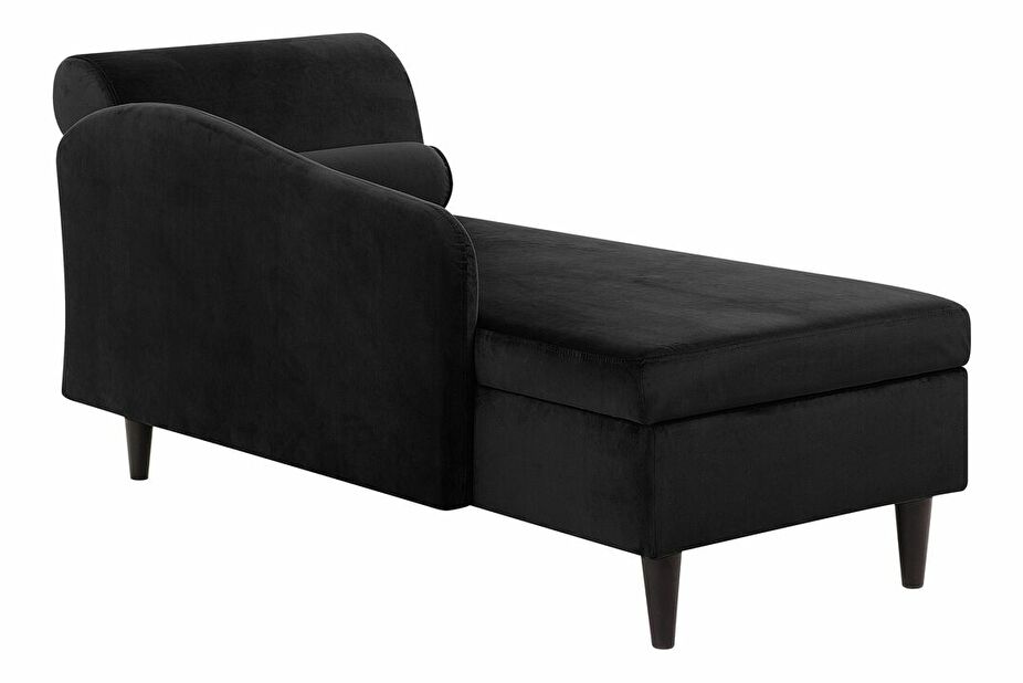 Pihenő fotel LUISSIANA (textil) (fekete) (J)