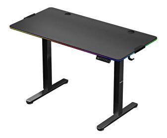 PC asztal Hyperion 8.2 (fekete + többszínű) (LED világítással)