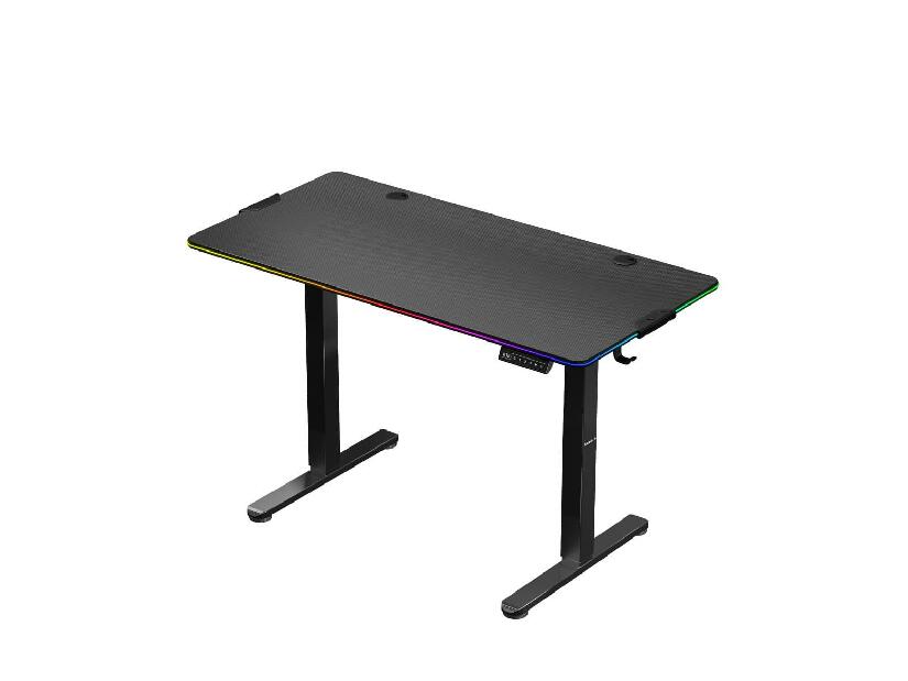 PC asztal Hyperion 8.2 (fekete + többszínű) (LED világítással)