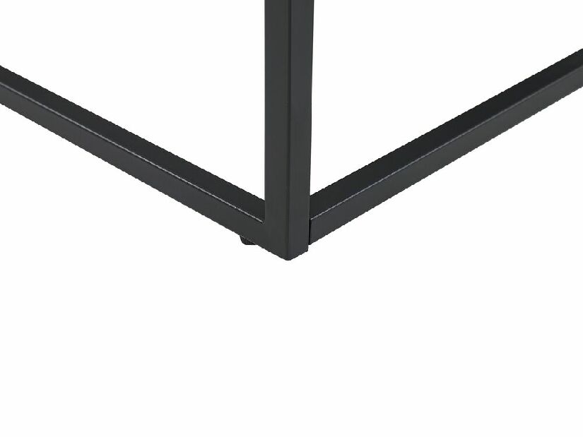 Dohányzóasztal DELAND (MDF) (fekete márvány mintával)