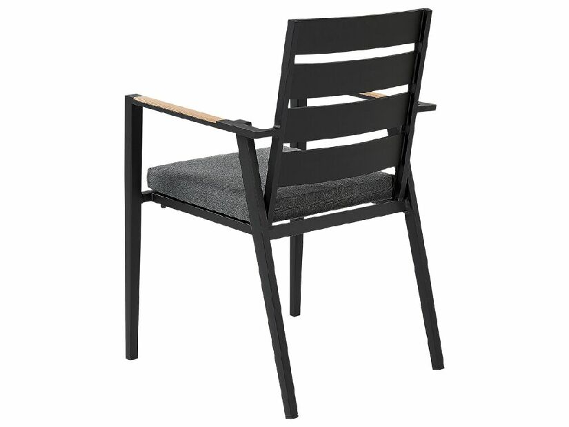 Kerti szék készlet (4 db.) Thierry (fekete) 