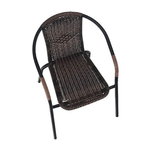 Kerti szék Durley (barna + fekete)