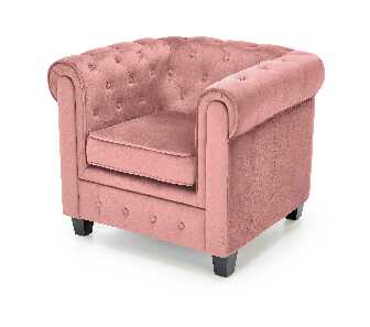Relax fotel Elma (rózsaszín + fekete)