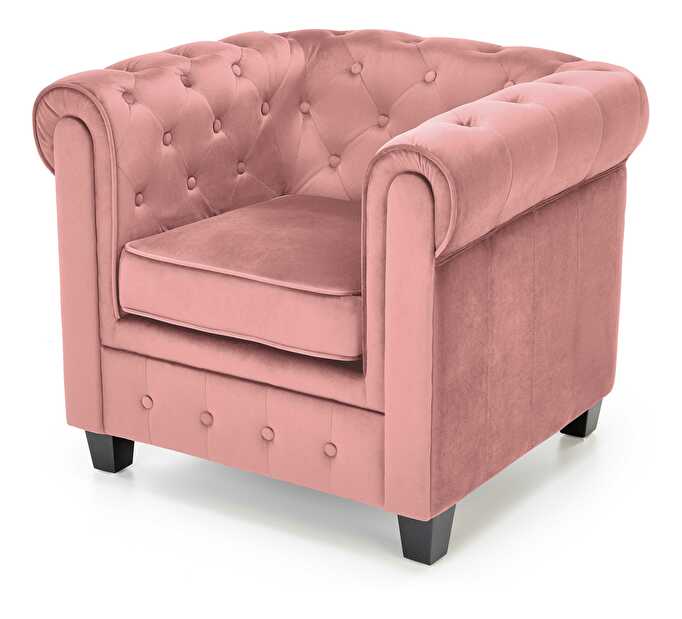 Relax fotel Elma (rózsaszín + fekete) *kiárusítás