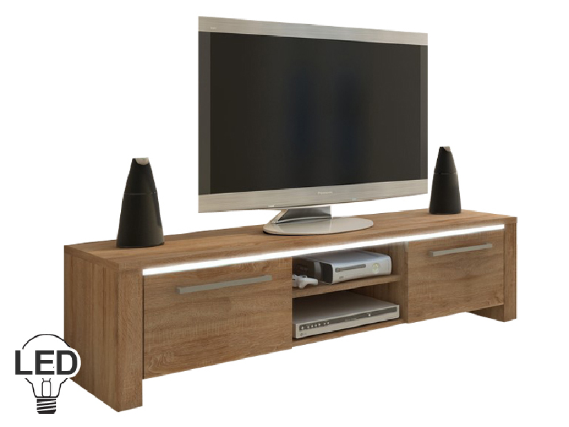 TV asztal/szekrény Helix (világos sonoma)