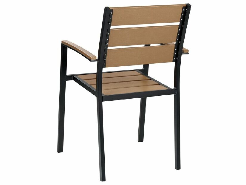 Kerti szék készlet (6 db.) Valero (világos fa) 