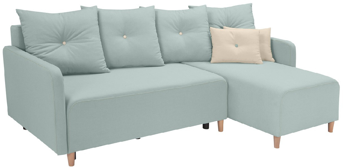 Sarok kanapé Sandy Lux 3DL.URC (türkiz) (J)