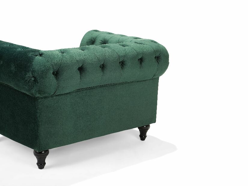 Fotel Chichester (zöld) (bársony)