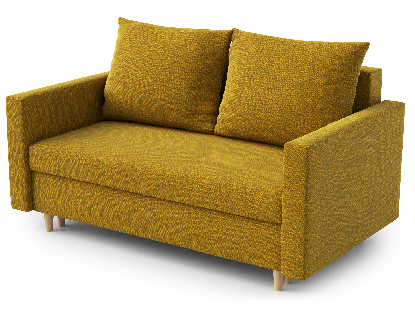 Kétszemélyes kanapé Louis (mustár)