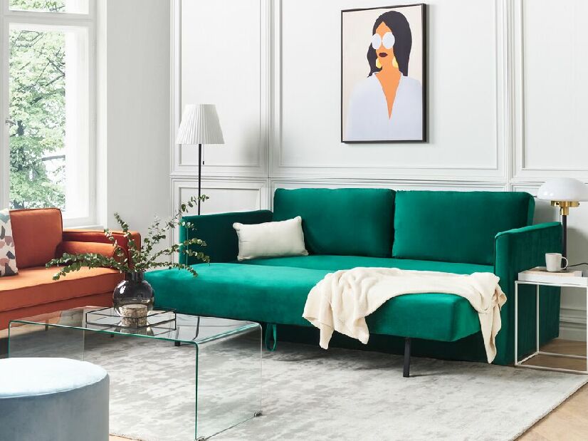 Háromszemélyes kanapé Esme (zöld)