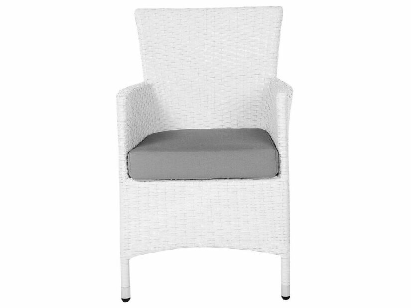 Kerti szék szett 2db TALIAN (polirattan) (fehér)