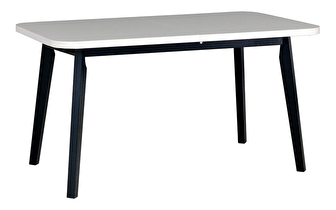 Asztal 80 x 140+180 VI (fehér L) (fekete)