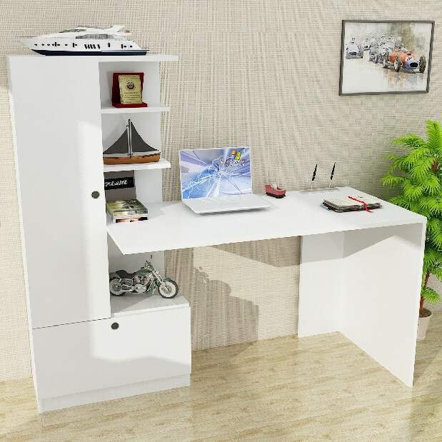 PC asztal Dolomi (fehér)