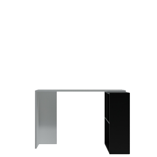 PC asztal Cavalier (fehér + fekete)