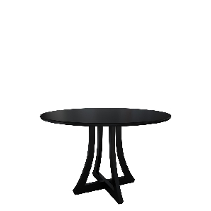 Kerek asztal FI 100 Destes (fekete)