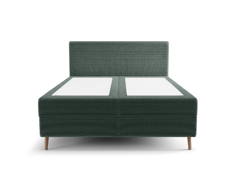 Egyszemélyes ágy 120 cm Napoli Comfort (zöld) (ágyráccsal, tárolóhellyel)