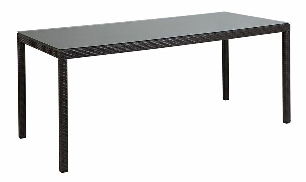 Kerti asztal Talian 160 (sötétbarna)