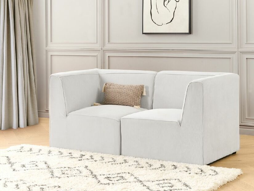 Kétszemélyes kanapé Lemia (fehér)