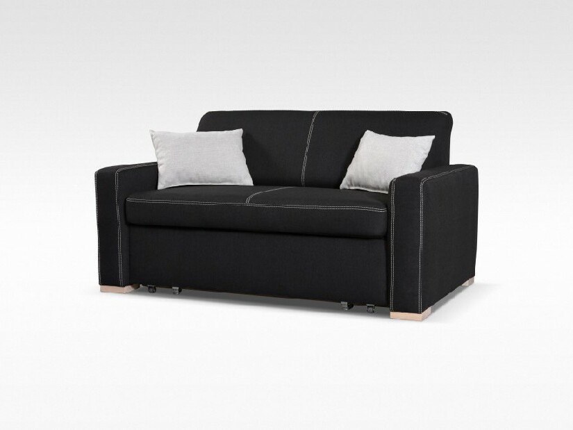 Kétszemélyes kanapé Pallie (fekete)