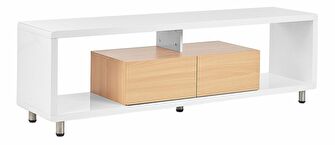 TV asztal/szekrény Knoza (fehér)