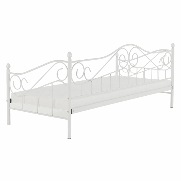 Egyszemélyes ágy 90 cm Danina (fehér) (ágyráccsal) *bazár