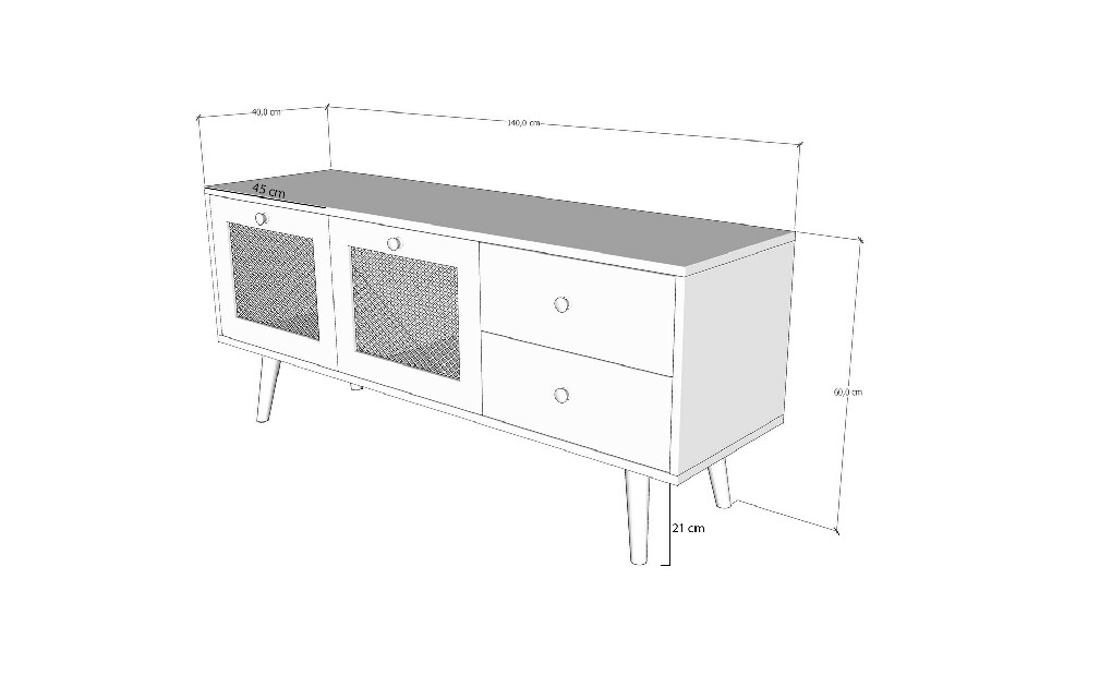 TV asztal/szekrény Patta