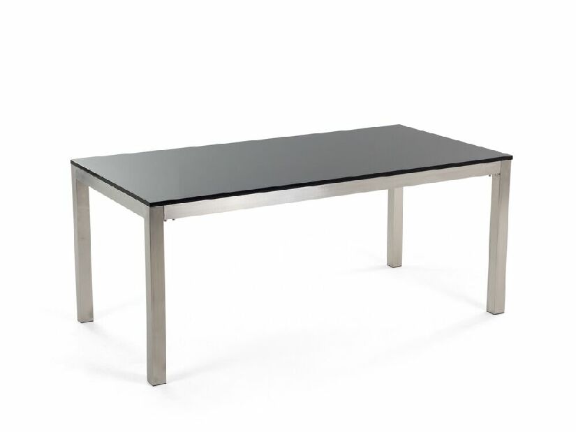 Kerti asztal Grosso (fekete) (természetes kő lap)