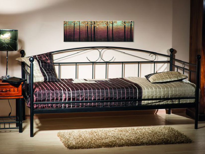 Egyszemélyes ágy 90 cm Adele (ágyráccsal)