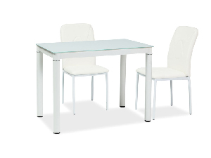 Étkezőasztal Gabriel (fehér + fehér) (4 fő részére)