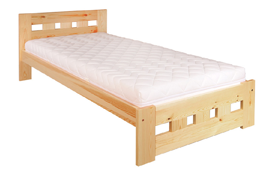 Egyszemélyes ágy 100 cm LK 145 (masszív)