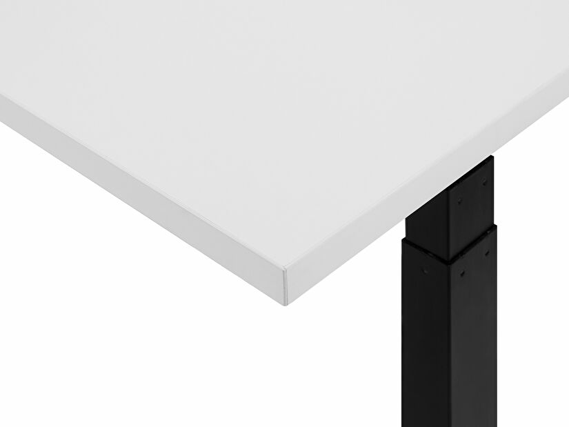 Íróasztal UPPER II (180 x 80 cm) (MDF) (fehér) (manuálisan beállítható)