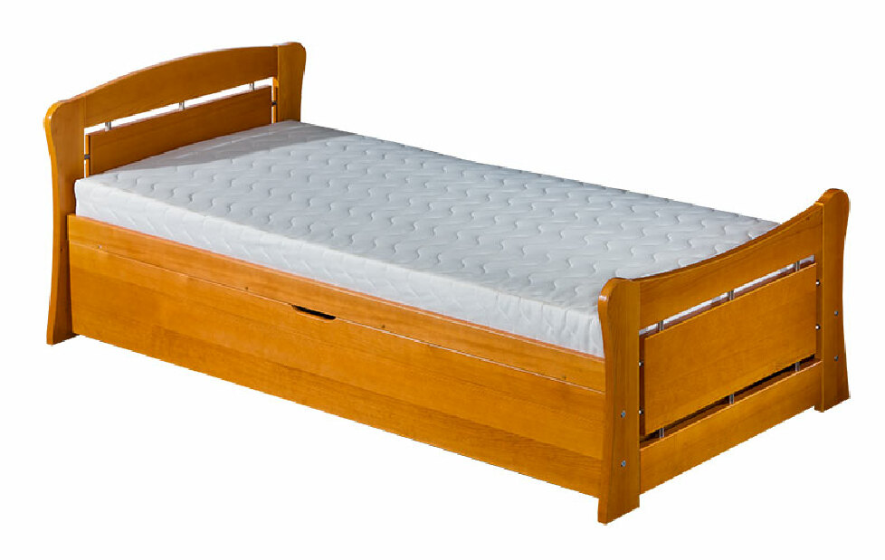 Széthúzható ágy 90 cm Pauli 2 (ágyrácsokkal és tárhellyel)