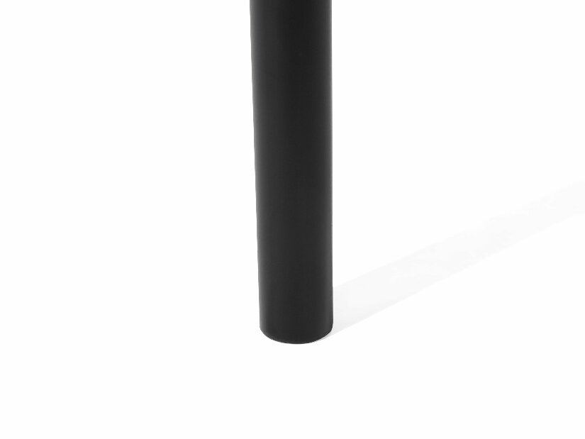 Franciaágy 160 cm LAURA (ágyráccsal) (fekete)