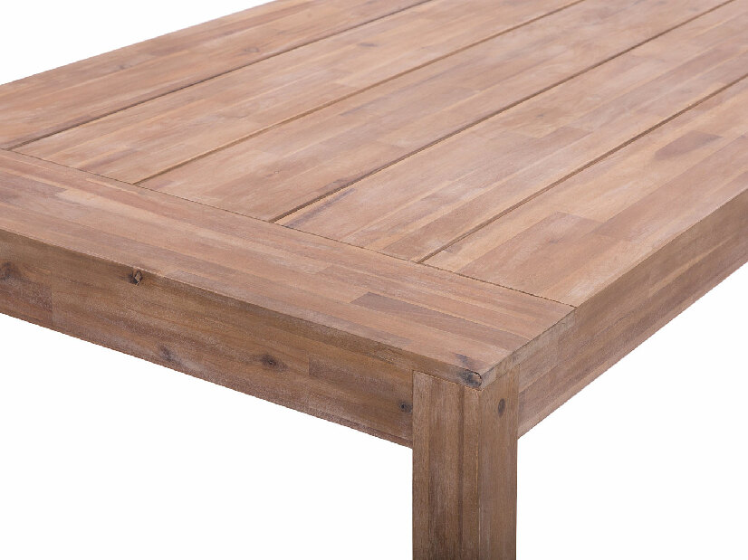 Kerti asztal 210 cm LIVIGNO (fa) (világos fa) (8 személy részére)