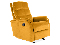 Széthúzható fotel Jaime (sárga)